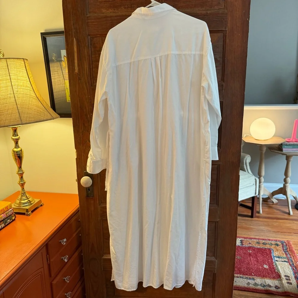 Universal Thread Cinch-Waist Maxi Shirtdress – Size M - Picture 9 of 10